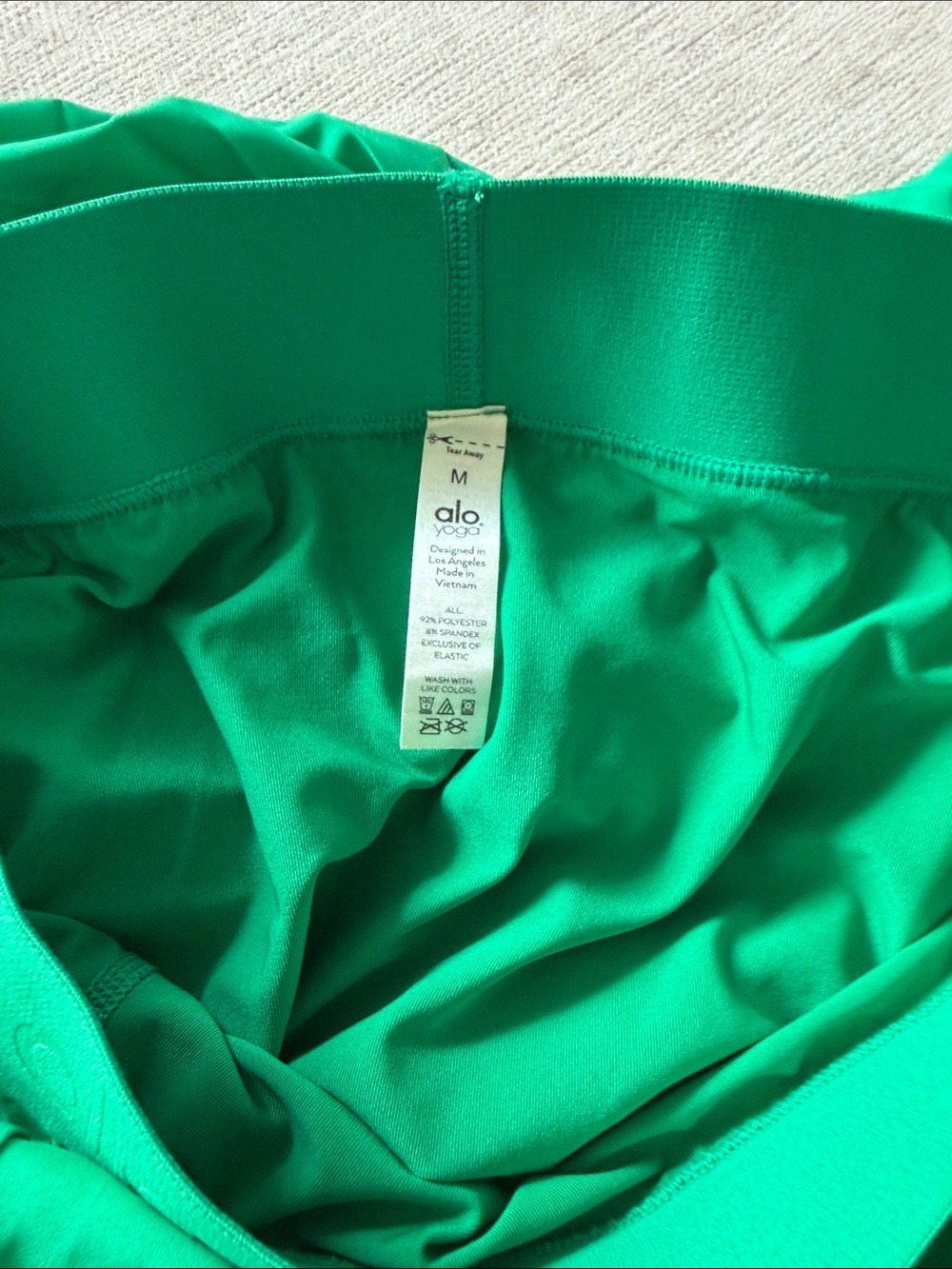 Alo Yoga Aces Sport Skort  Emerald Green Medium - Picture 7 of 9